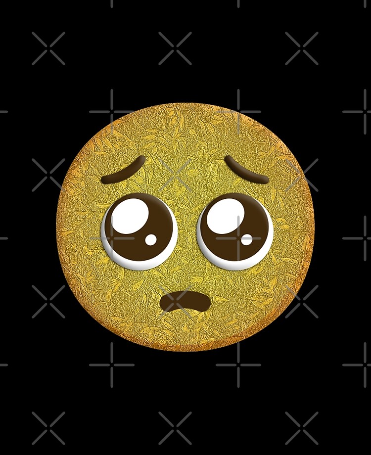 Sad cursed emoji | iPad Case & Skin