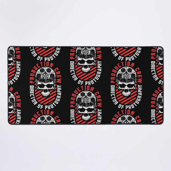 Item preview, Production Crew Director Of Photography Film Halloween Skull designed and sold by GrandeDuc.