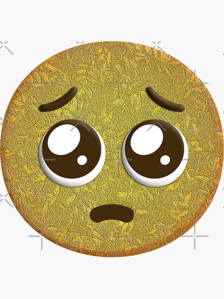 Sad cursed emoji Sticker for Sale by pandazo