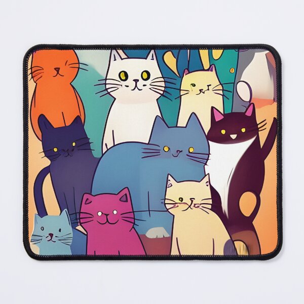 Item preview, Curious Cats designed and sold by IlluminatedPage.