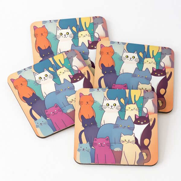 Item preview, Curious Cats designed and sold by IlluminatedPage.