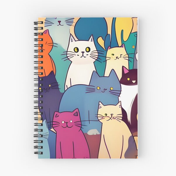 Item preview, Curious Cats designed and sold by IlluminatedPage.