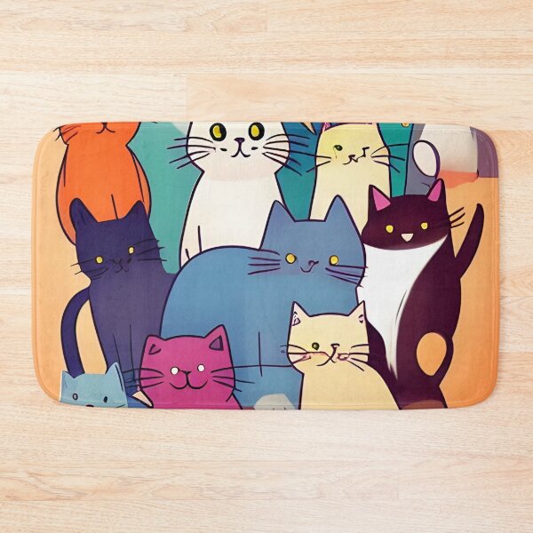 Item preview, Curious Cats designed and sold by IlluminatedPage.