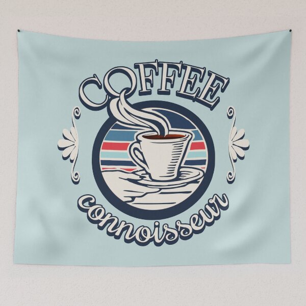 Item preview, Coffee Connoisseur, Cool Blue Coffee Design For Anyone Who Loves Coffee designed and sold by TrulyEpoque.
