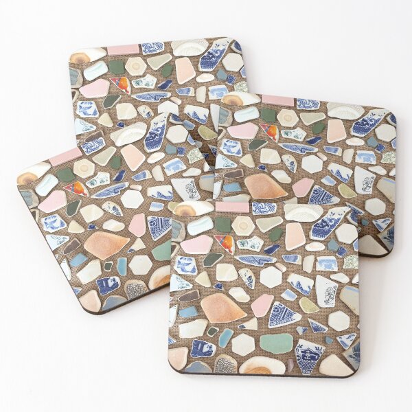 Item preview, Seaglass Pottery Shards  designed and sold by LeslieMac713.