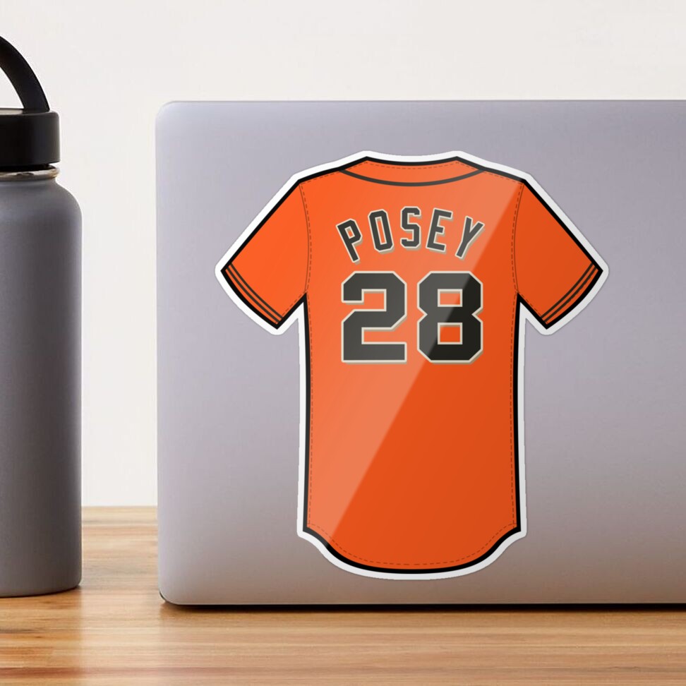 Buster Posey Jersey Sticker Sticker for Sale by ramonaaeqvenita