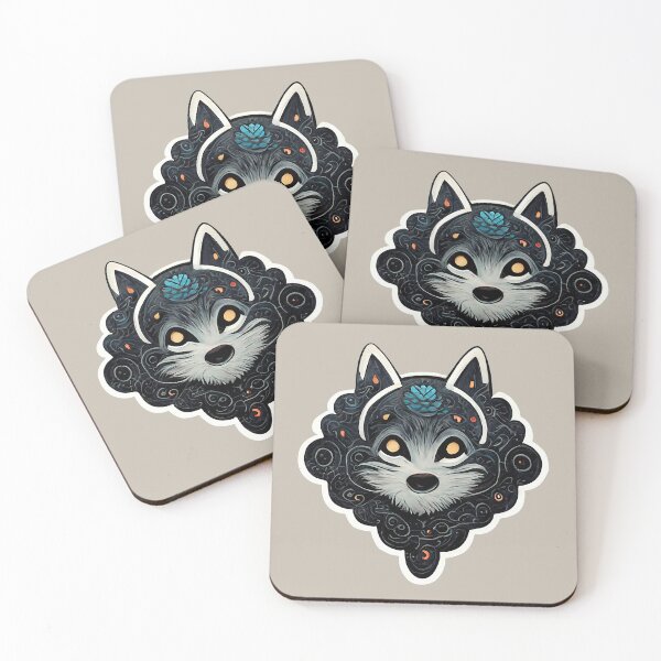 Item preview, Night astral wolf emblem designed and sold by MadSwellDesigns.