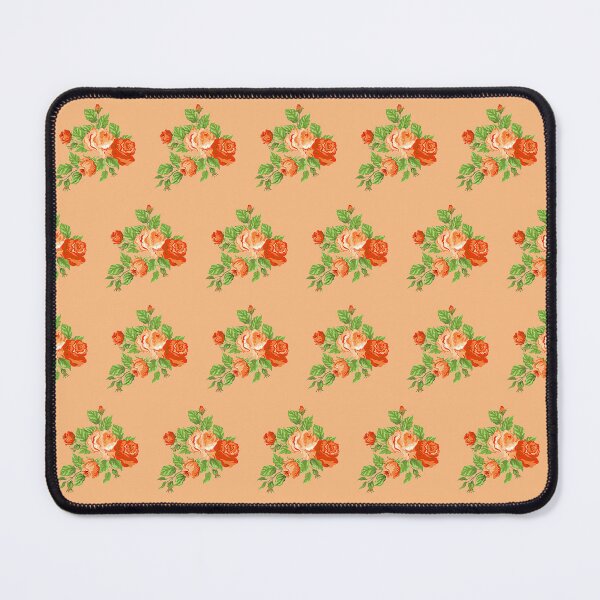 Item preview, Feminine orange rose pattern designed and sold by LaBelleMaison.