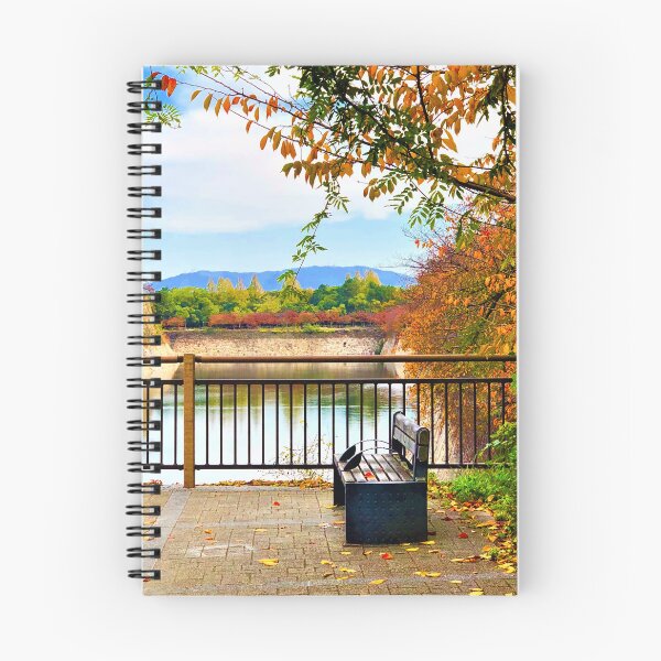Item preview, Lone Bench in Autumn designed and sold by SpringHorse.