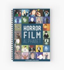 Horror Film Alphabet Spiral Notebook