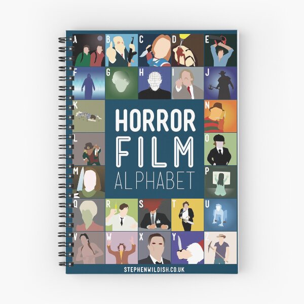Item preview, Horror Film Alphabet designed and sold by Stephen Wildish.