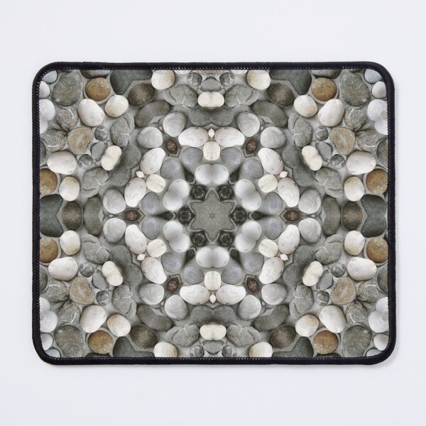 Item preview, geometric naturally coloured pebble patterns designed and sold by mister-john.