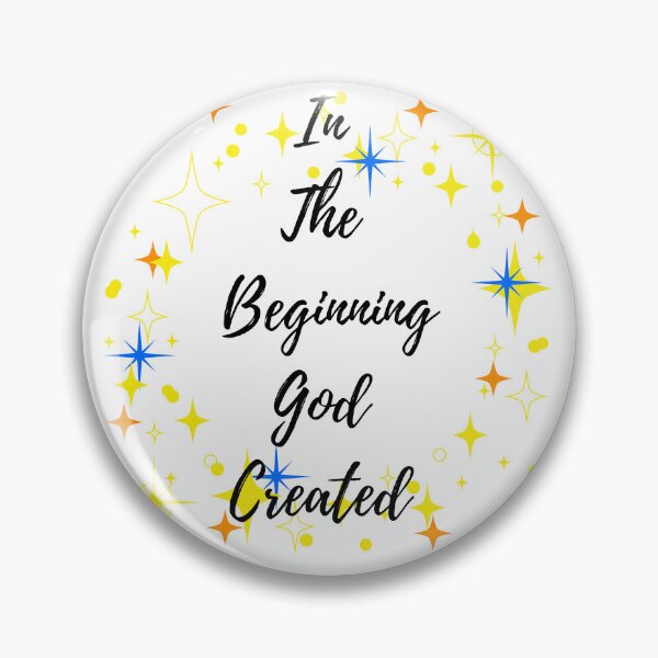Item preview, In The Beginning God Created designed and sold by WhatThePublicWa.