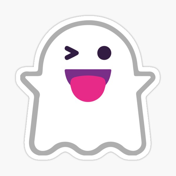 Ghost Emoji Sticker For Sale By Thatbanana Redbubble 2175