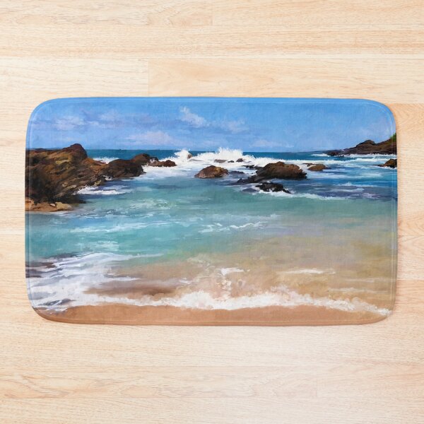 Item preview, Beach canvas oil painting, Landscape, sea side beautiful oil painting, sea view wall art designed and sold by theartofchanuka.