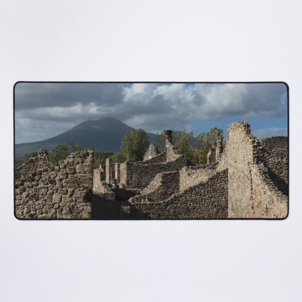 Item preview, Mount Vesuvius Volcano, Towering Over the Pompeii Ruins designed and sold by Georgia Mizuleva.