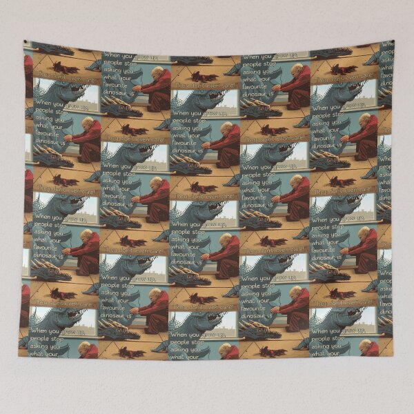 Item preview, People stop asking you what your favourite dinosaur is (#06) designed and sold by SolidEarthArt.