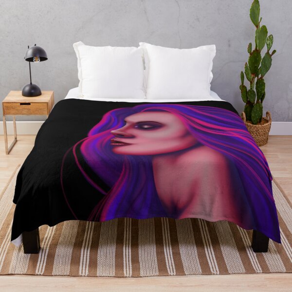 Item preview, Neon Dream (female portrait) designed and sold by Leona Lynn Artistry.