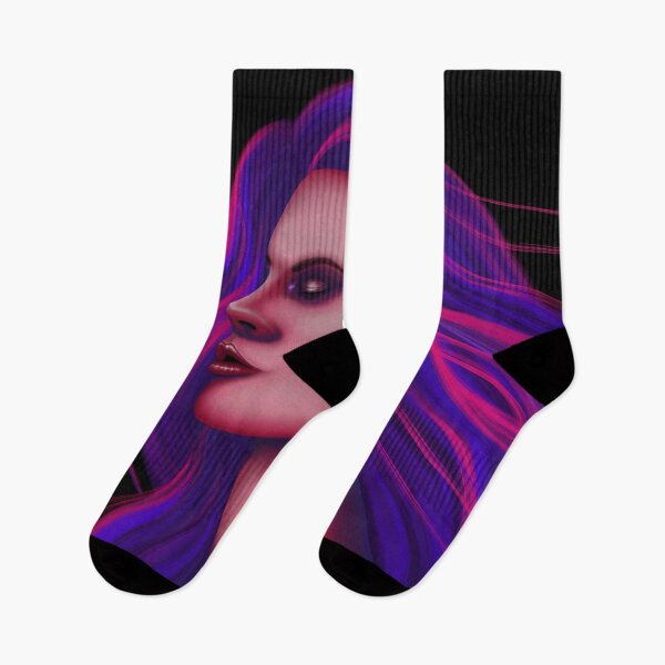 Item preview, Neon Dream (female portrait) designed and sold by Leona Lynn Artistry.