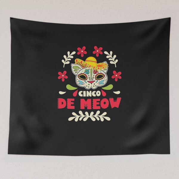 Artikelvorschau, Cinco De Meow Katze Sombrero entworfen und verkauft von sudothongminh.