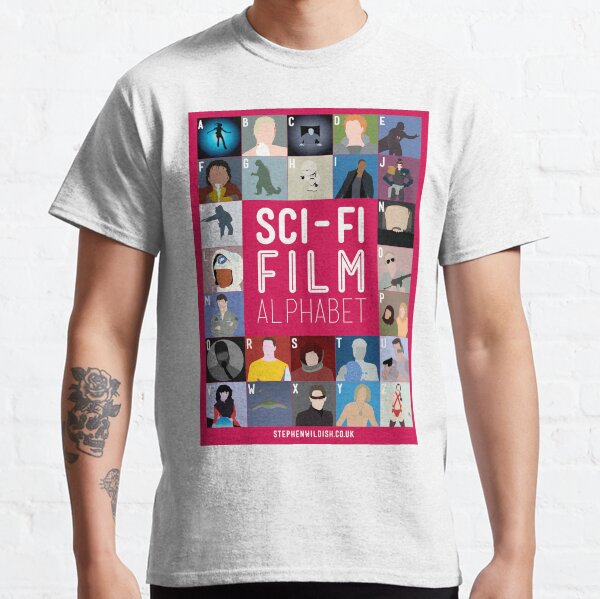 The Sci-fi Film Alphabet Classic T-Shirt