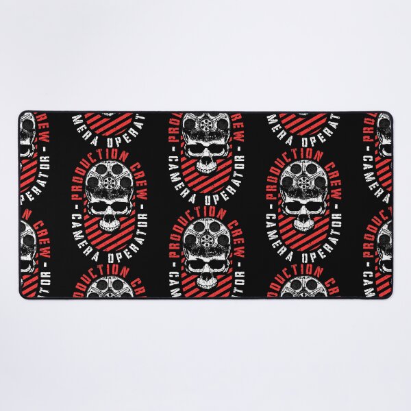 Item preview, Production Crew Camera Operator Movie Film Halloween Skull designed and sold by GrandeDuc.