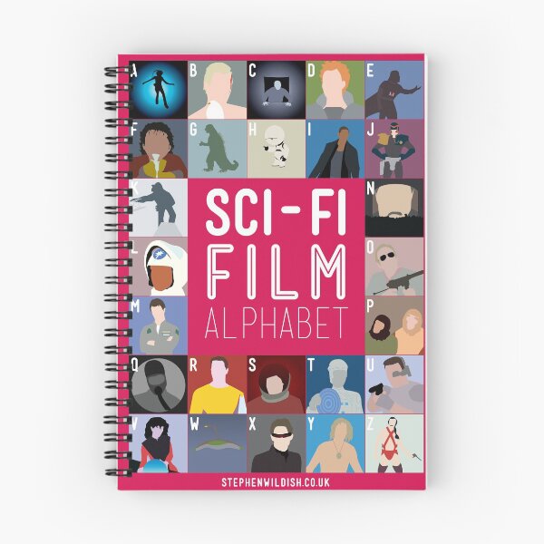 Item preview, The Sci-fi Film Alphabet designed and sold by Stephen Wildish.