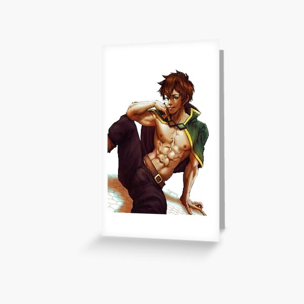 Kazuma Satou Greeting Card for Sale by susuyachan