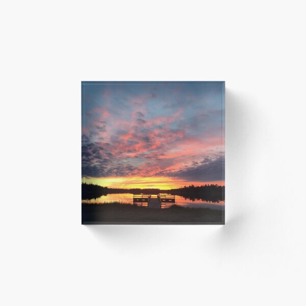 Item preview, Lake Belle Taine Sunset on Nov. 2, 2016 designed and sold by Debbie Center.