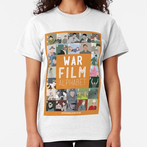 War Film Alphabet Classic T-Shirt
