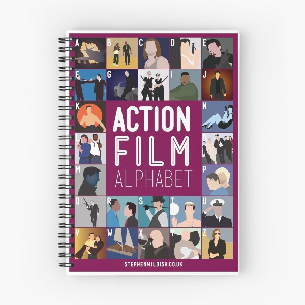 Item preview, Action Film Alphabet designed and sold by Stephen Wildish.