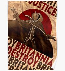 Code Geass | Lelouch Zero propaganda | Justice will prevail Poster