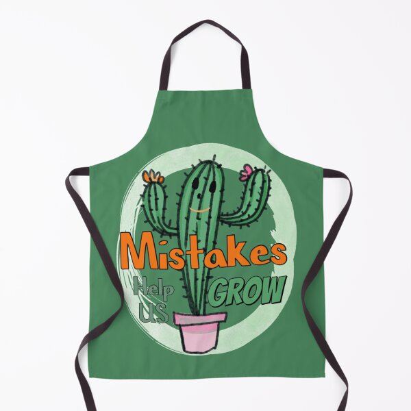 Item preview, Mistakes Help Us Grow with Cactuses designed and sold by Ndli.