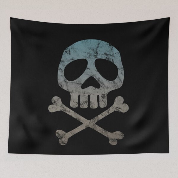 Item preview, Skull Space Captain Pirate Cross Bones Vintage designed and sold by Solvers199Shio.