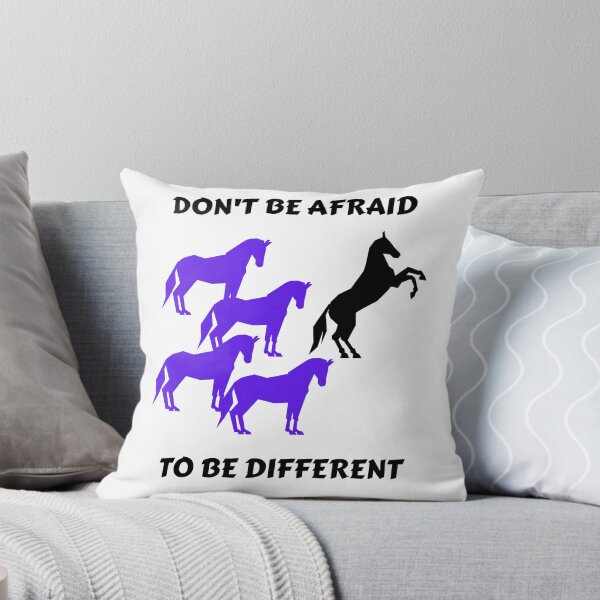 Item preview, DON'T BE AFRAID TO BE DIFFERENT BLACK PRINT designed and sold by IslandBaneMerch.