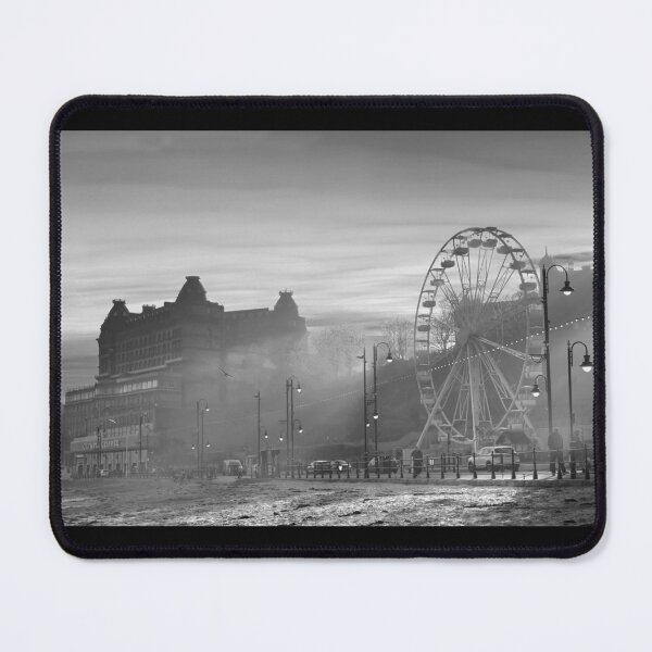 Item preview, Scarborough Beach Sunset Monochrome designed and sold by Alisonchambers2.