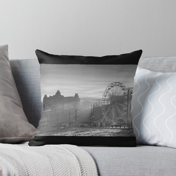 Item preview, Scarborough Beach Sunset Monochrome designed and sold by Alisonchambers2.