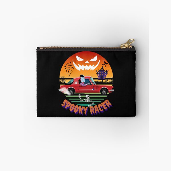 Item preview, Spooky Racer Halloween Racing Dracula Skeleton Scary Pumpkin Face Spider Web Vibes  Race Car designed and sold by CarantinedChaos.