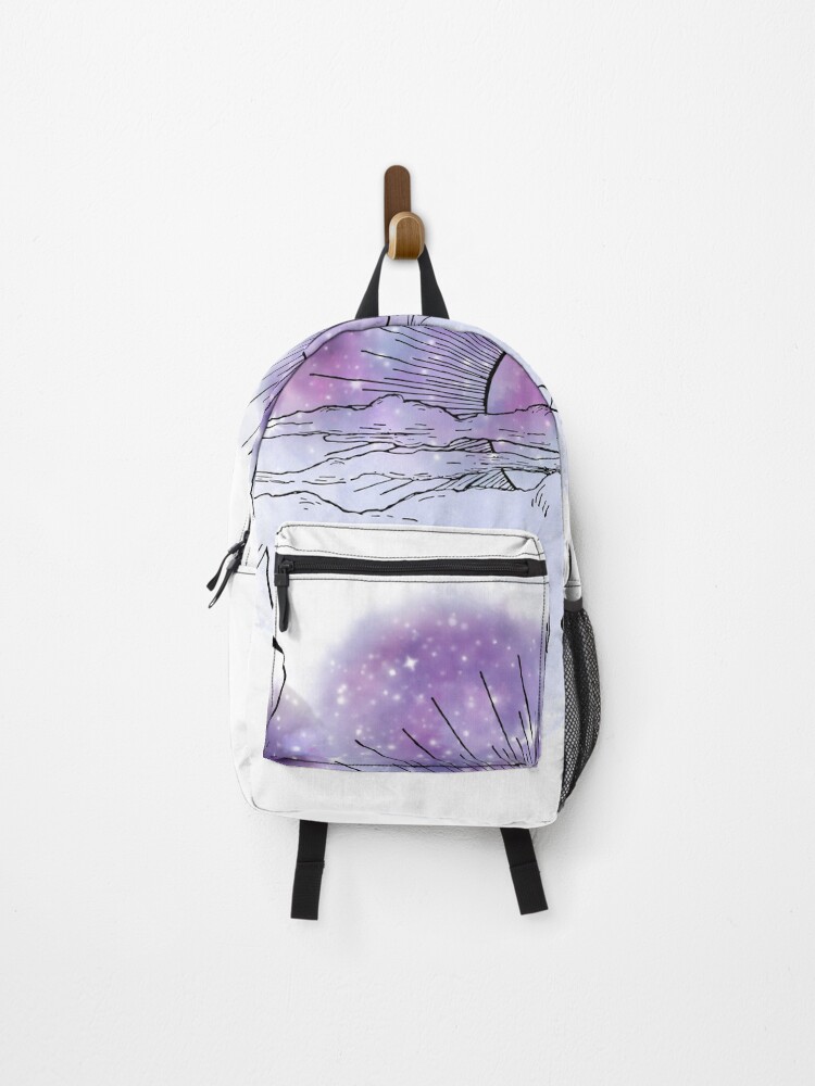 Thumbnail 1 of 3, Backpack, Sun Moon Rising designed and sold by MindedInc.