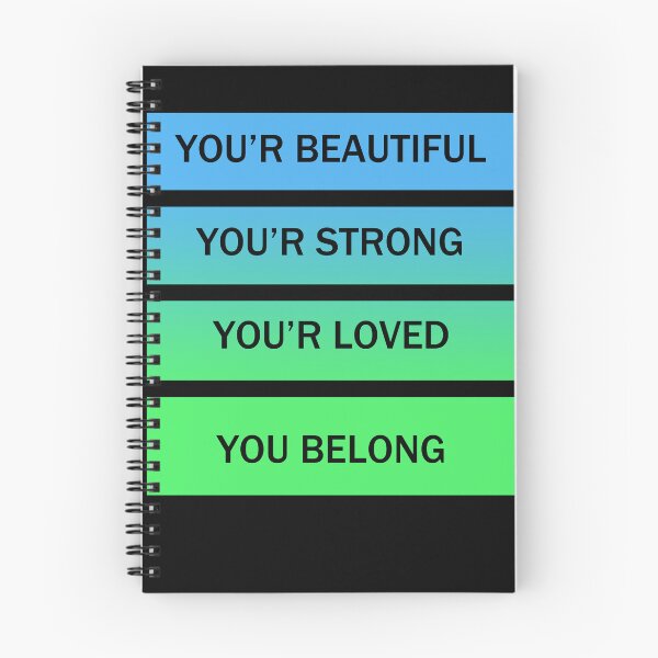 Item preview, You Are Beautiful You Are Strong You Are Loved You Belong designed and sold by SamirElh77.