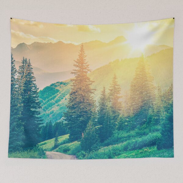 Item preview, Scenic Mountain Road designed and sold by PotluckPrints.
