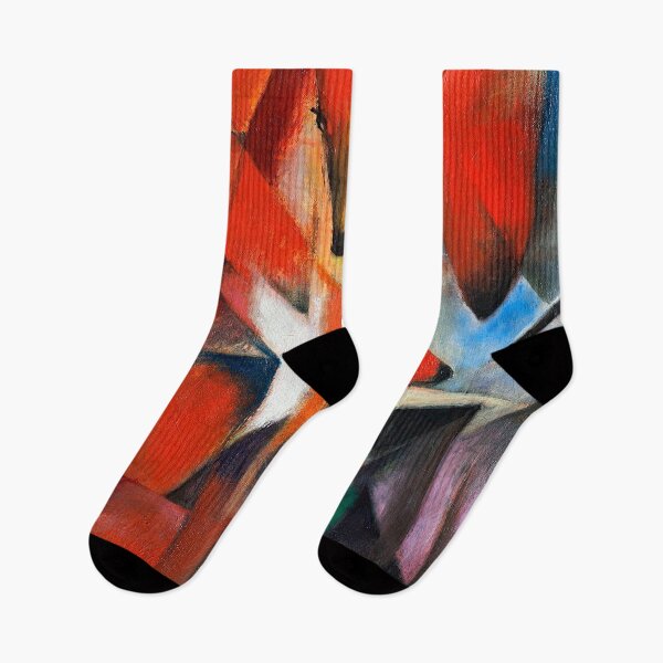 Item preview, The Foxes Cubist Modern art by Franz Marc designed and sold by blackdogshop.