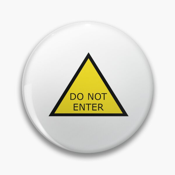Item preview, +Funny DO NOT ENTER+ designed and sold by ITALY-Roselli-.