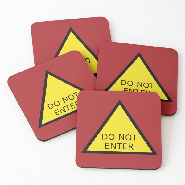 Item preview, +Funny DO NOT ENTER+ designed and sold by ITALY-Roselli-.