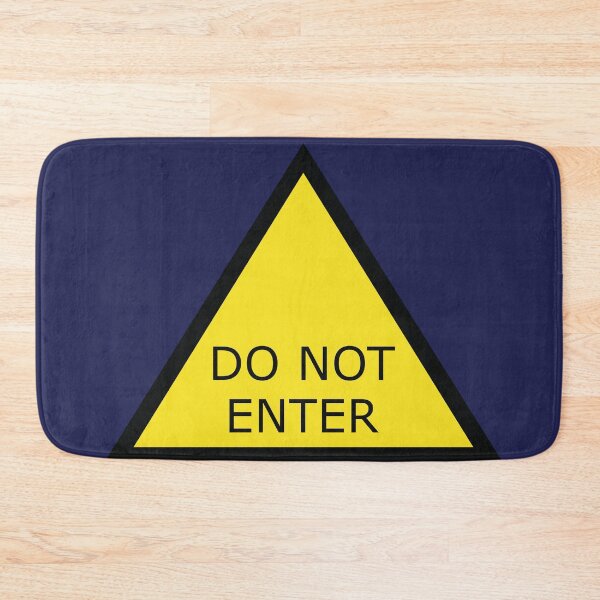 Item preview, +Funny DO NOT ENTER+ designed and sold by ITALY-Roselli-.