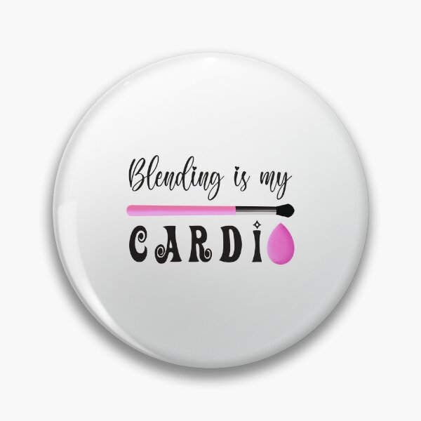 Artikelvorschau, Blending ist mein Cardio Makeup MUA T-Shirt entworfen und verkauft von Nerdygirlteez.