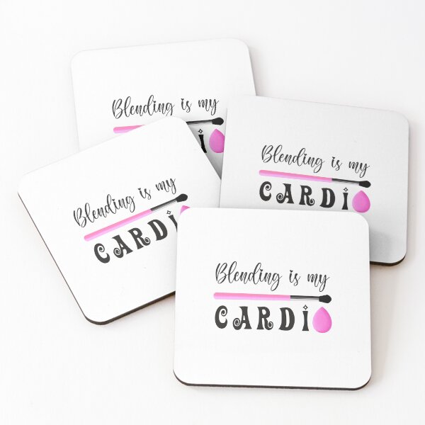 Item preview, Blending is my Cardio Makeup MUA T-shirt designed and sold by Nerdygirlteez.
