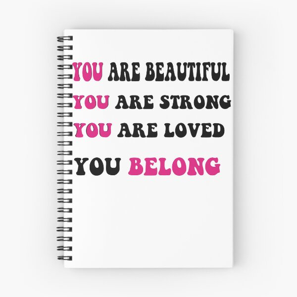 Item preview, You Are Beautiful You Are Strong You Are Loved You Belong designed and sold by SamirElh77.