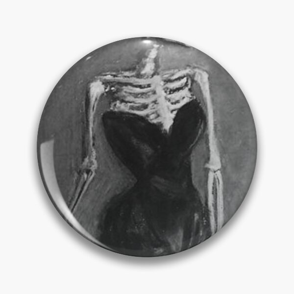 Item preview, Dark skeleton lady painting designed and sold by igne5.