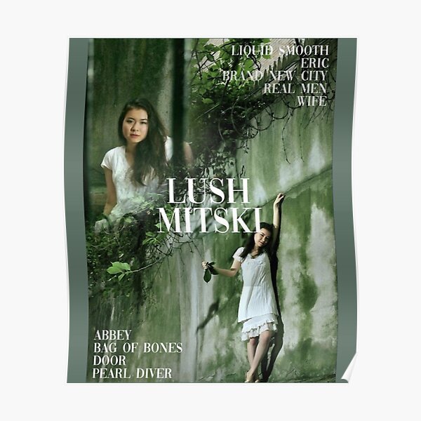 Lush Mitski Music Poster Poster For Sale By SimDavis Redbubble   Poster,504x498,f8f8f8 Pad,600x600,f8f8f8 